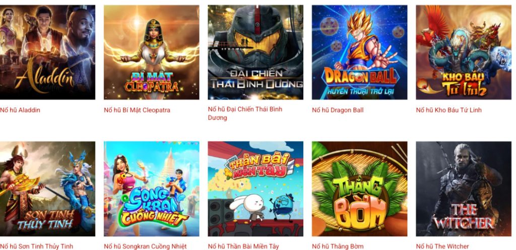 Slot game nổ hũ tại Nohu FM