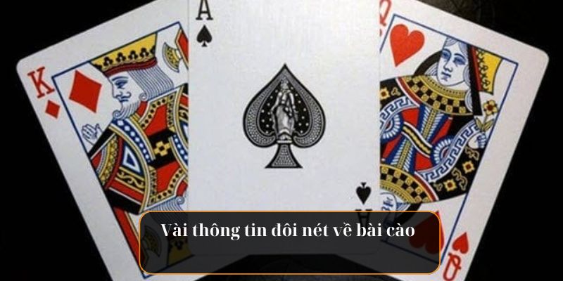 Vài thông tin đôi nét về bài cào